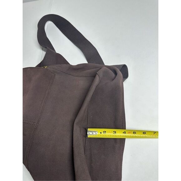 Benetton Brown Suede Messenger Crossbody Bag Briefcase Laptop See Description - Picture 12 of 16